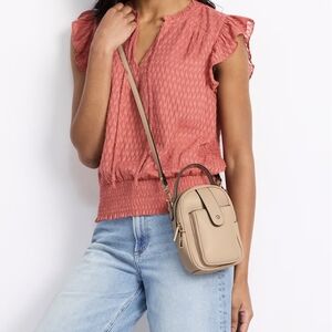 Mali + Lili Tan Crossbody Bag